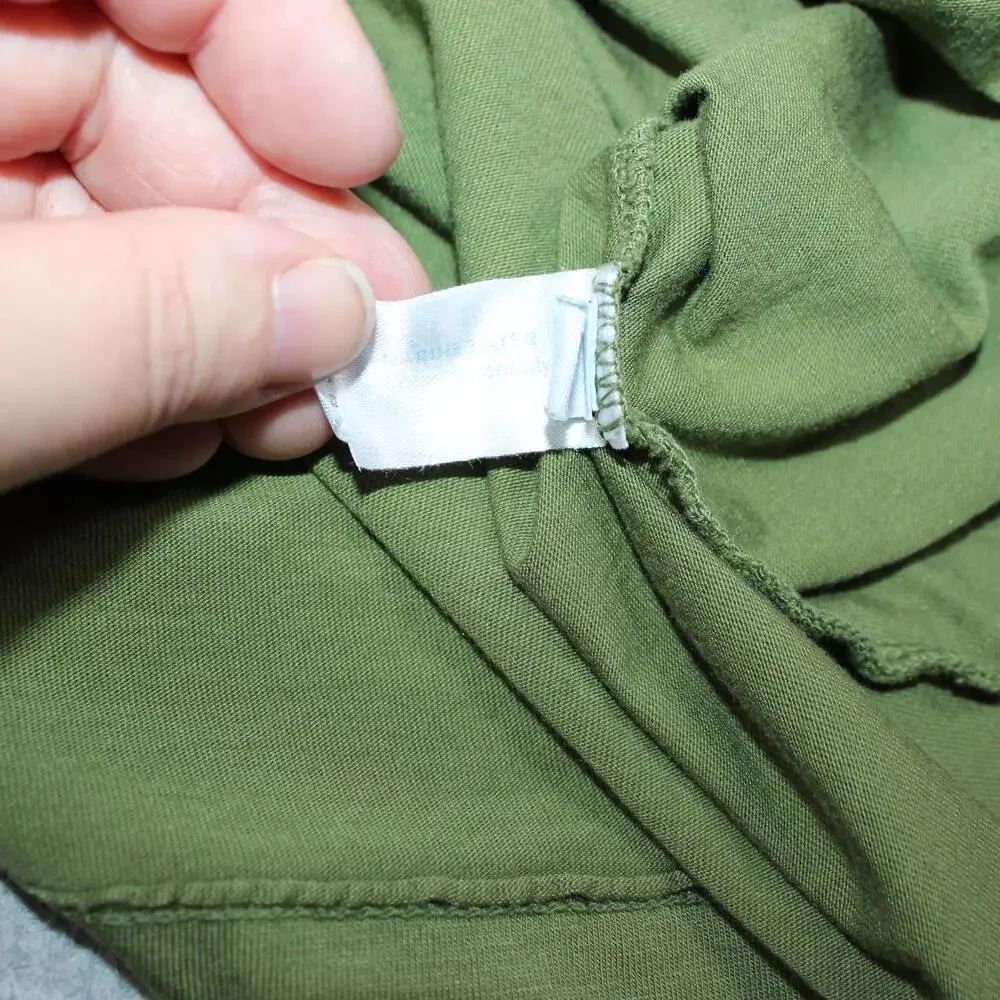 Marine Layer Shirt Men Medium Green Long Sleeve PointClickCare Logo Tee Soft USA